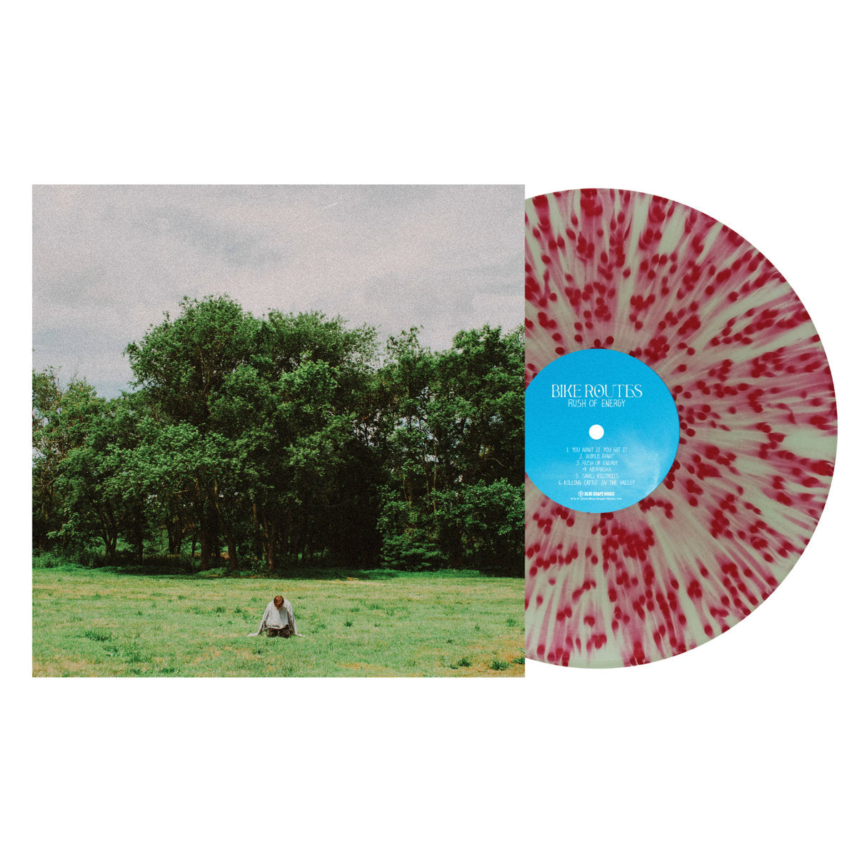 Rush of Energy - Limited Edition Coke Bottle Clear & Red Apple Splatter Colorway Vinyl